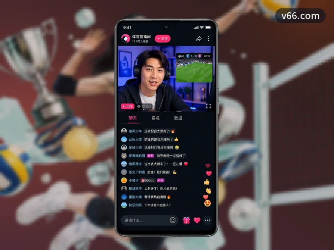 下载v66.com APP,随时随地看比赛